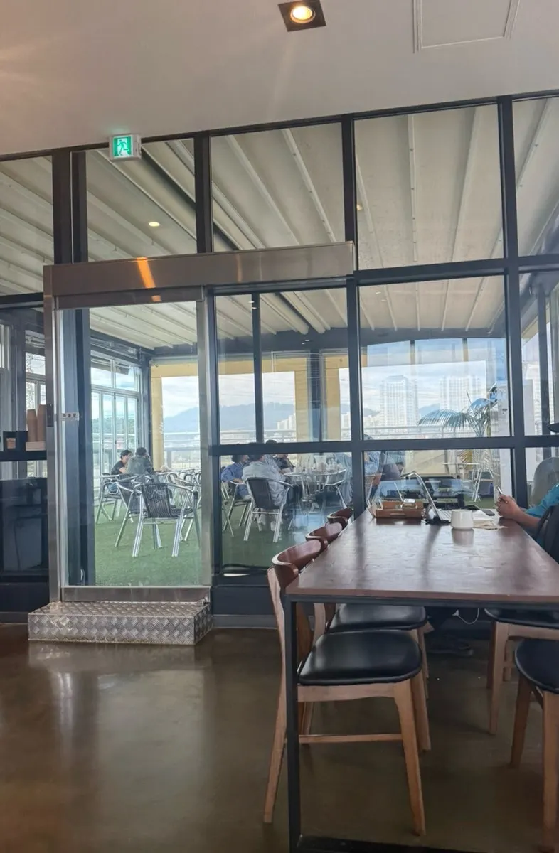 Spacious seating inside Pine Terrace