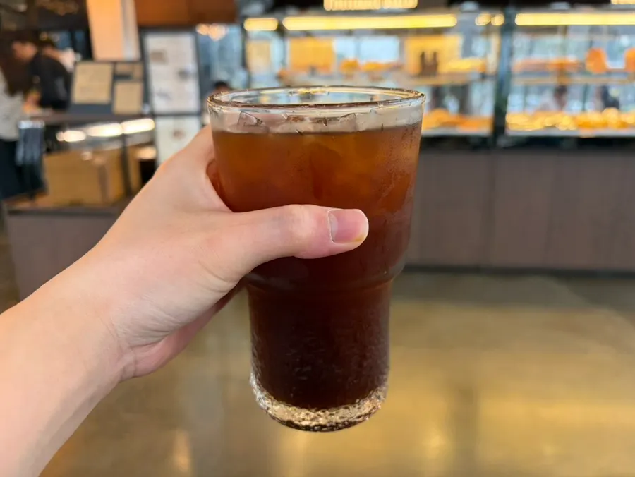 A cup of decaf americano