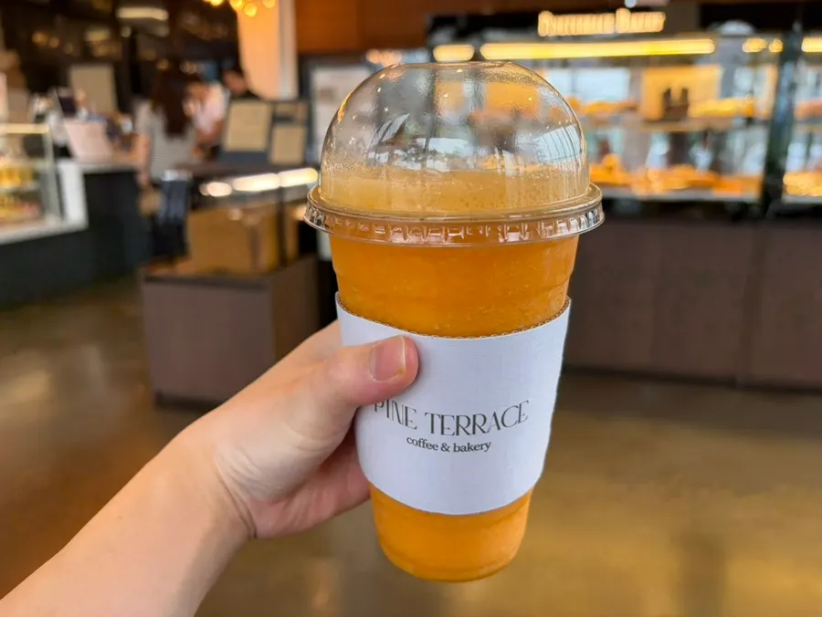 Orange carrot fresh juice