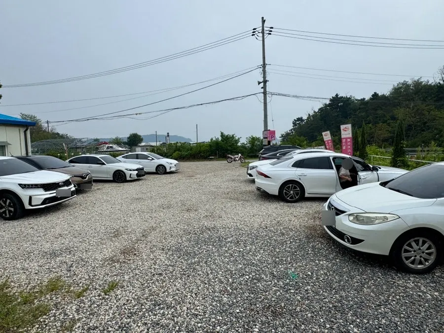 핑크월카페 전용 주차장