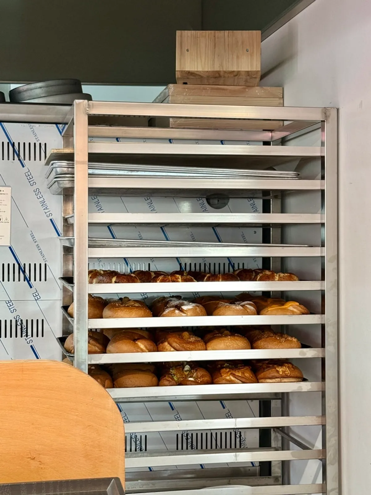 Bakery corner with house-made bagels