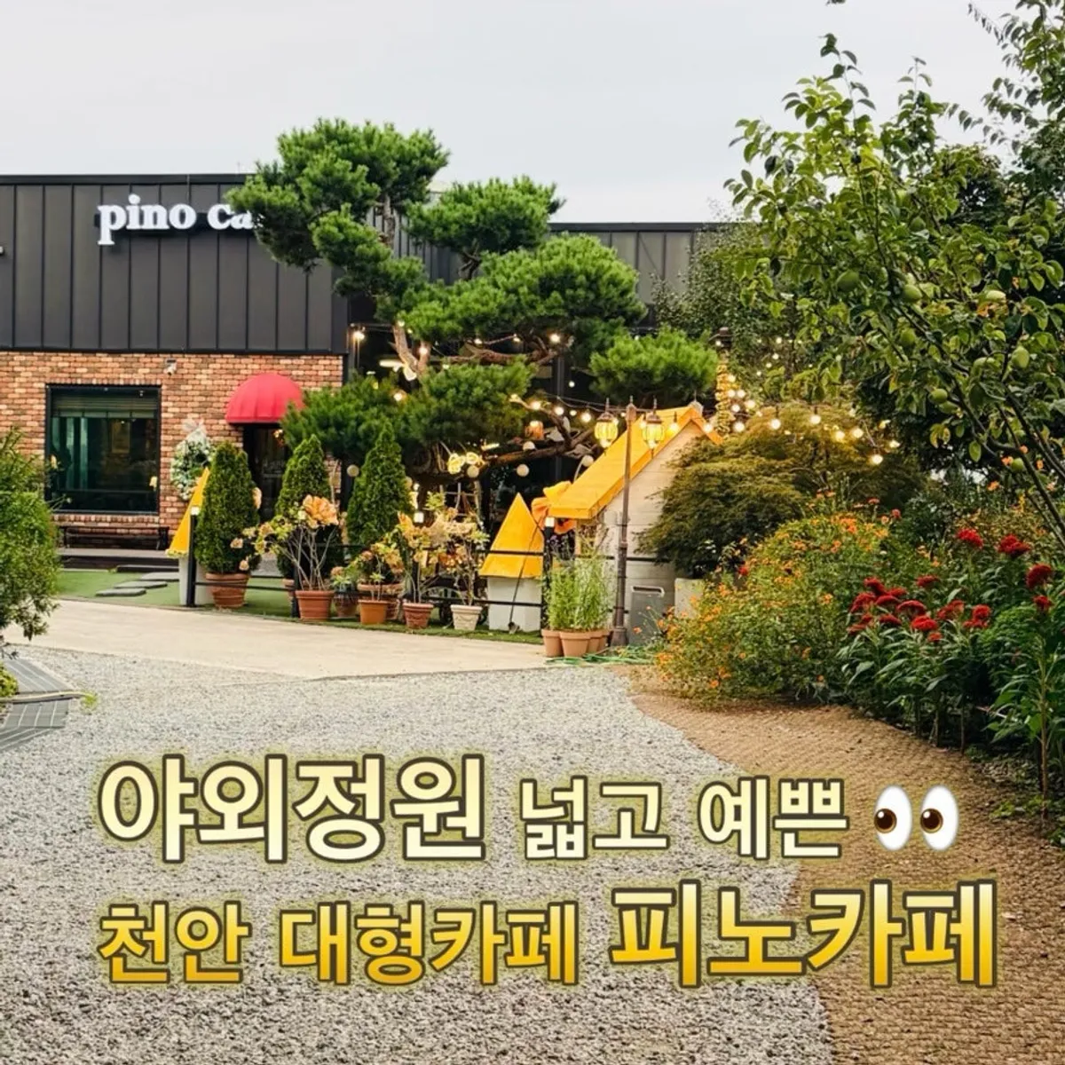 View of Pino Cafe in Pungse, Cheonan