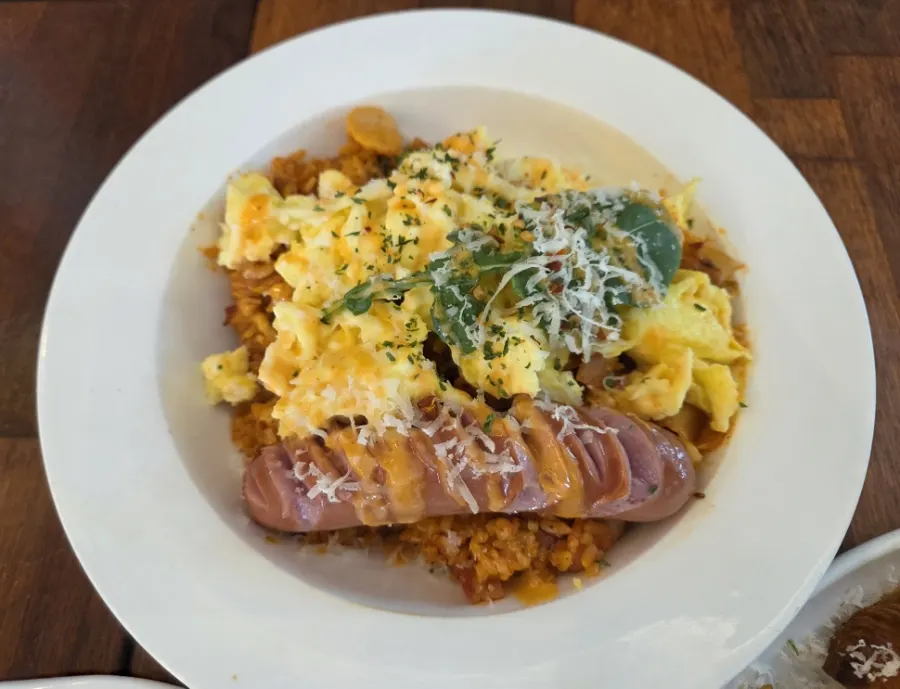 Pino Cafe kimchi pilaf