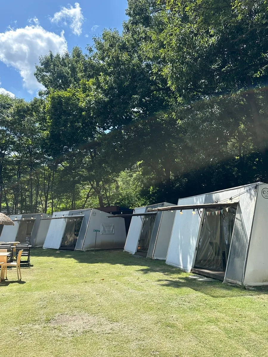 The newly added camp-picnic facility