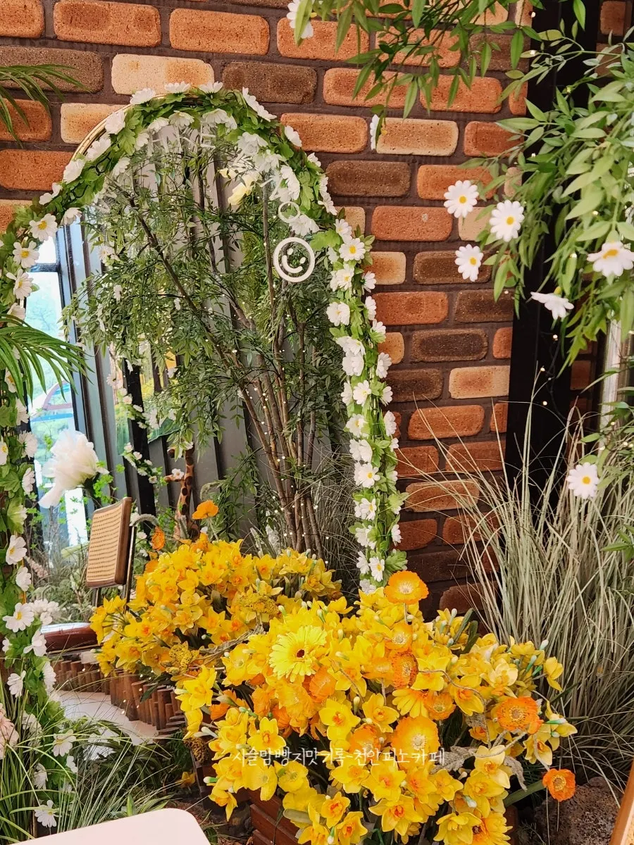 Photo zone inside Pino Cafe's main building