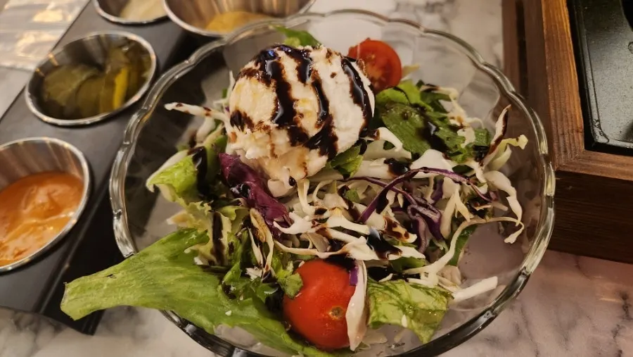 Ricotta cheese salad received from the review event