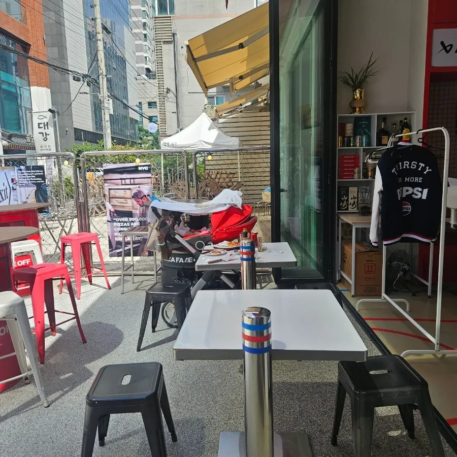 Pizza Face Off branded merchandise on display