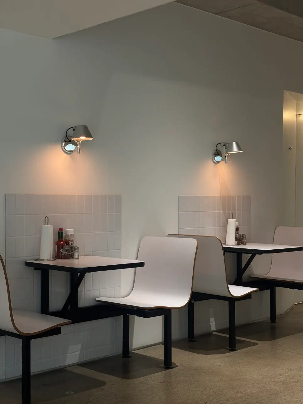 Pizza and side dishes set on the table