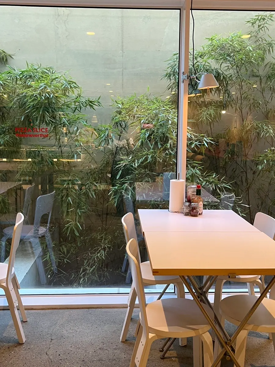 Seating area with unique furniture