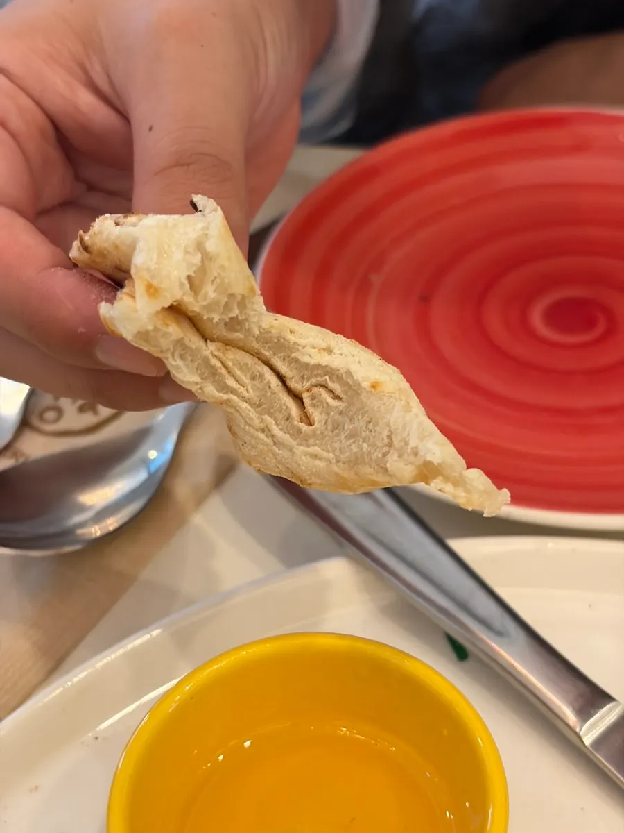 쫀득한 이탈리안 피자 도우 단면