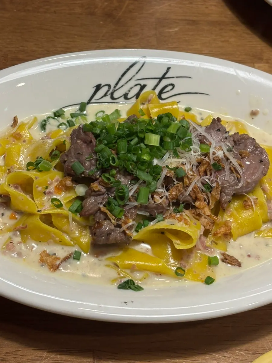 Steak cream ragù pappardelle
