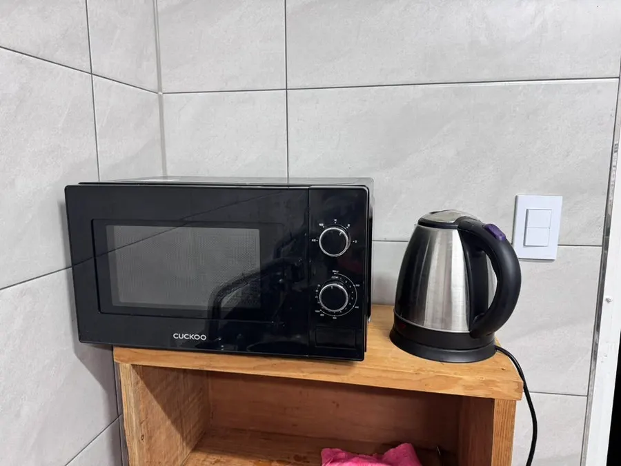 View of the sink area at Byeolbit Camping Site