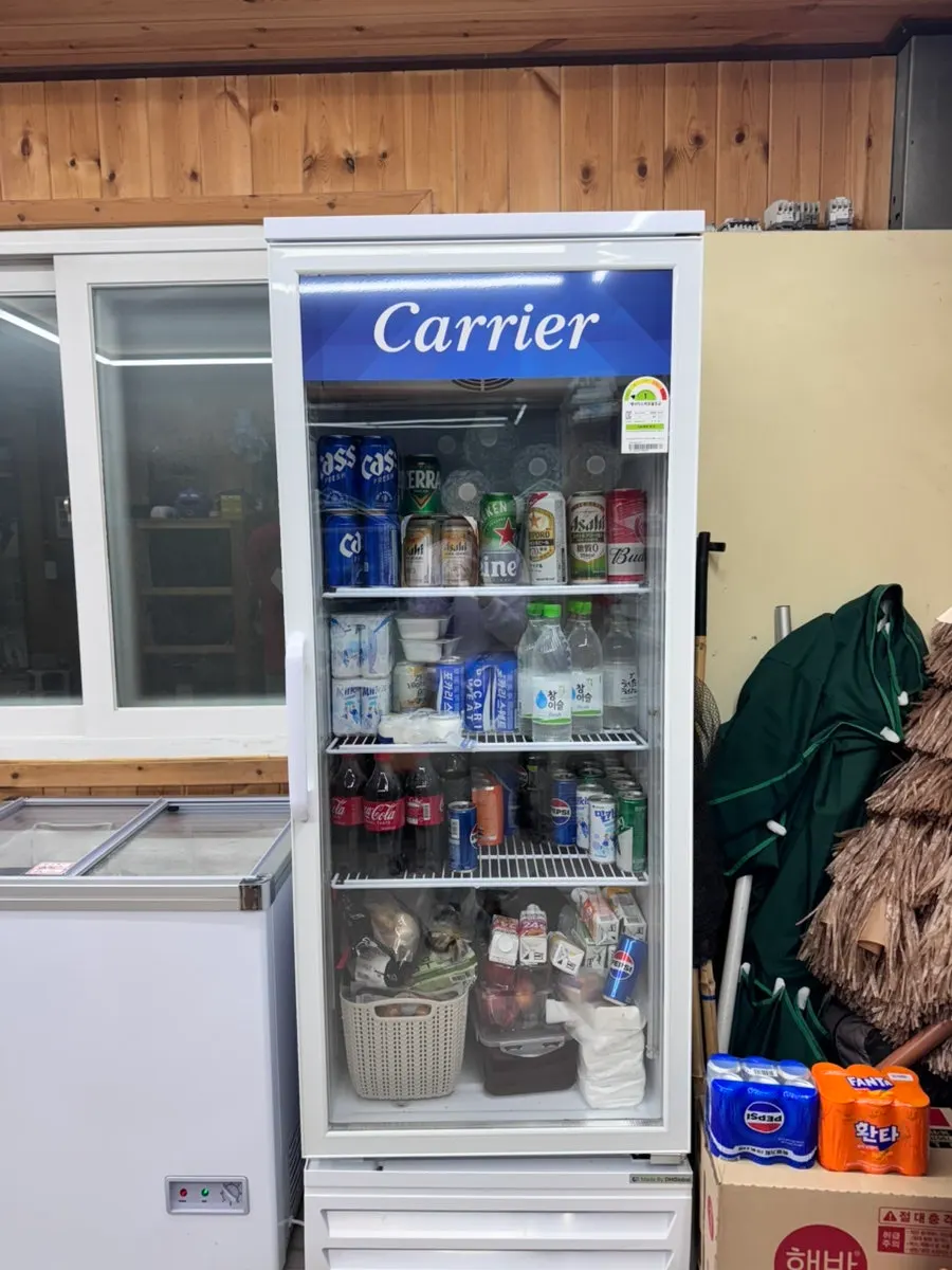 Camping supplies displayed at the store
