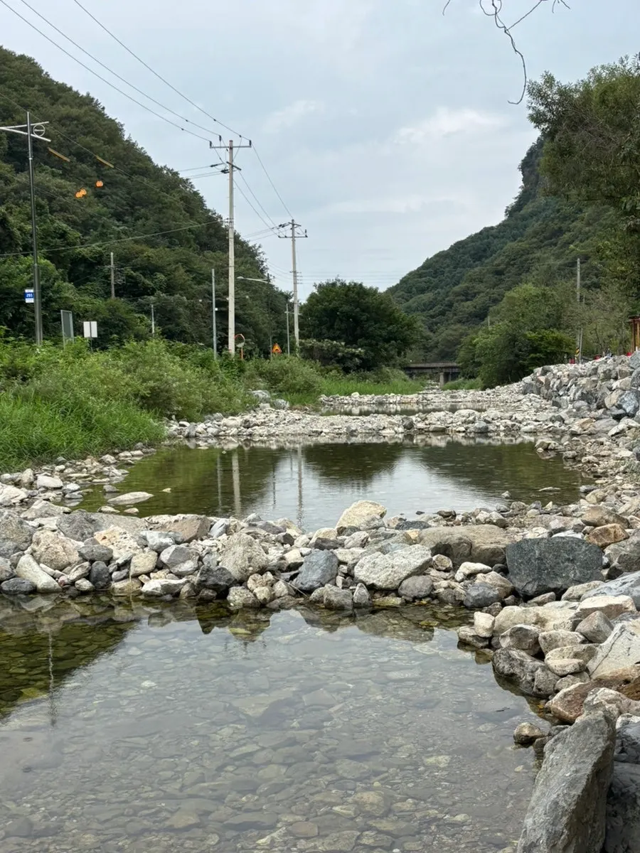 Campground in front of Damteo Valley