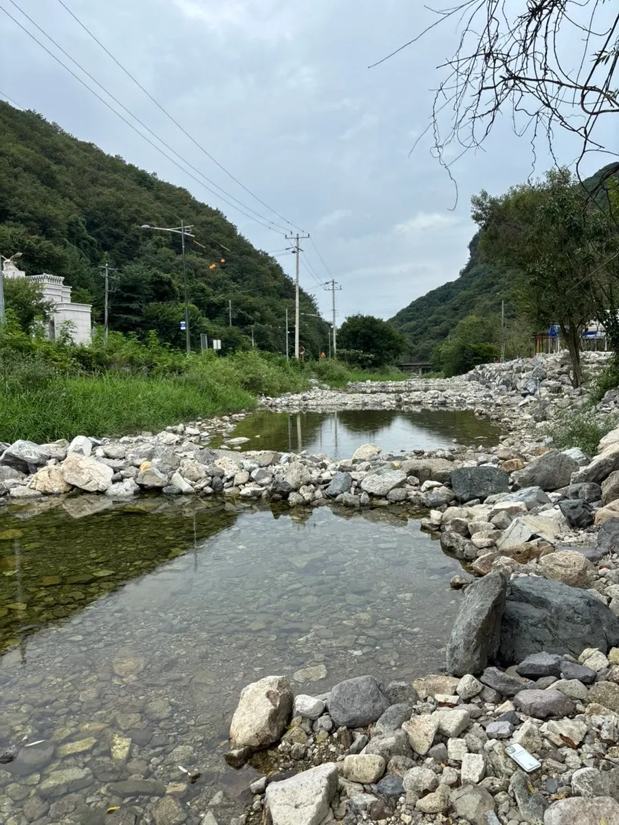 Damteo Valley directly in front of the campground