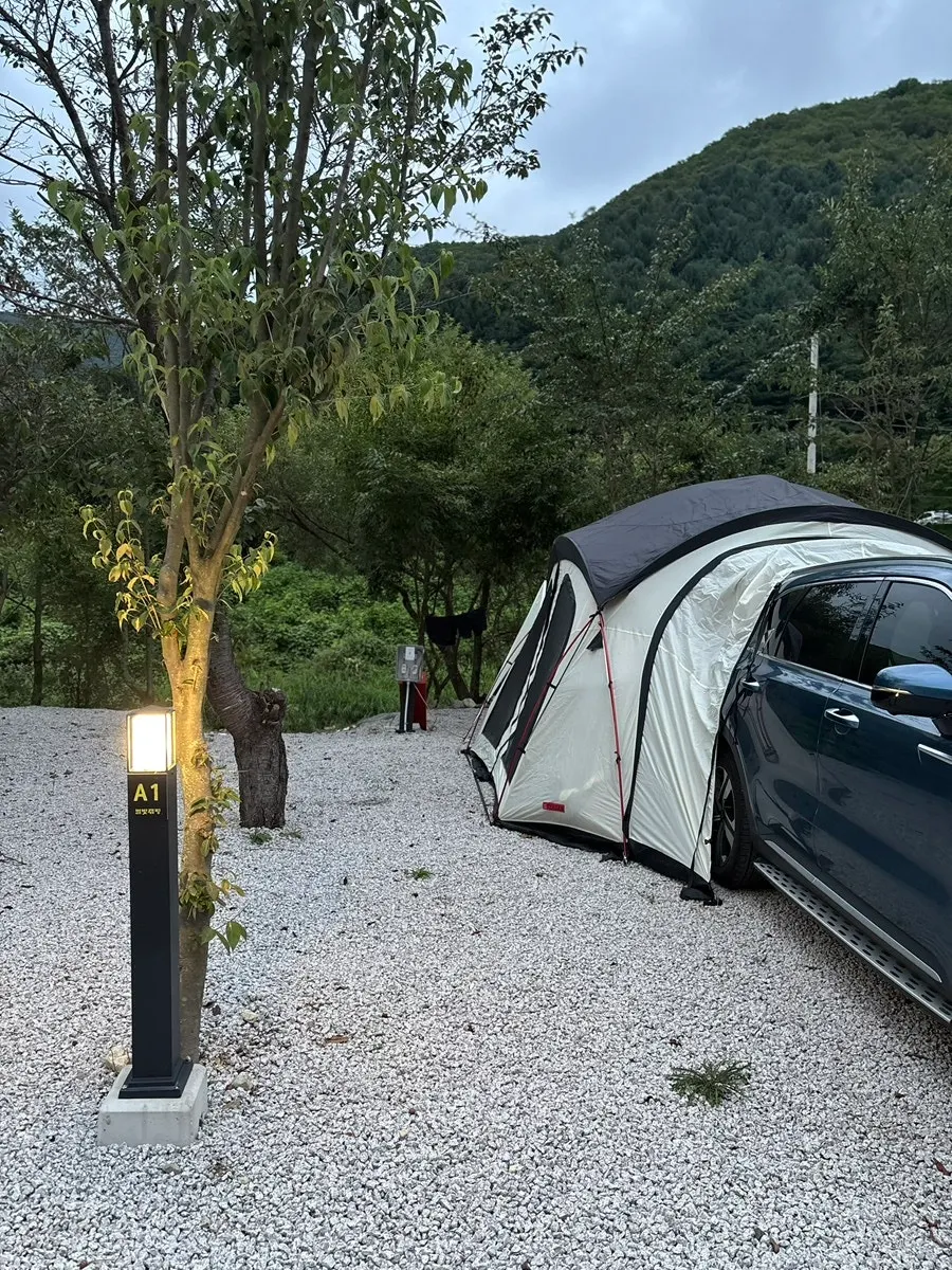 Byeolbit Camping Site layout map