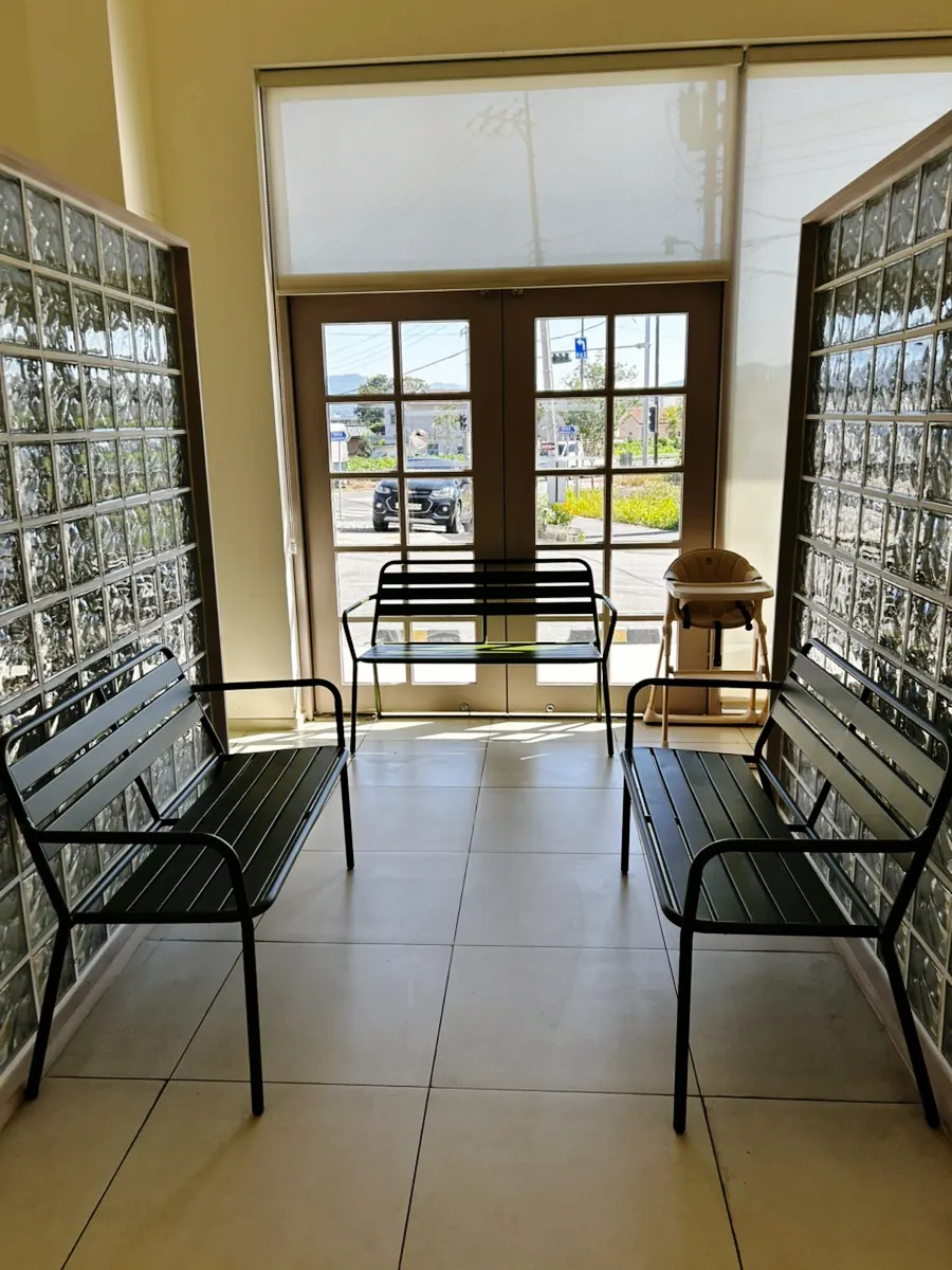 A somewhat private four-person table inside Eoneu Dal