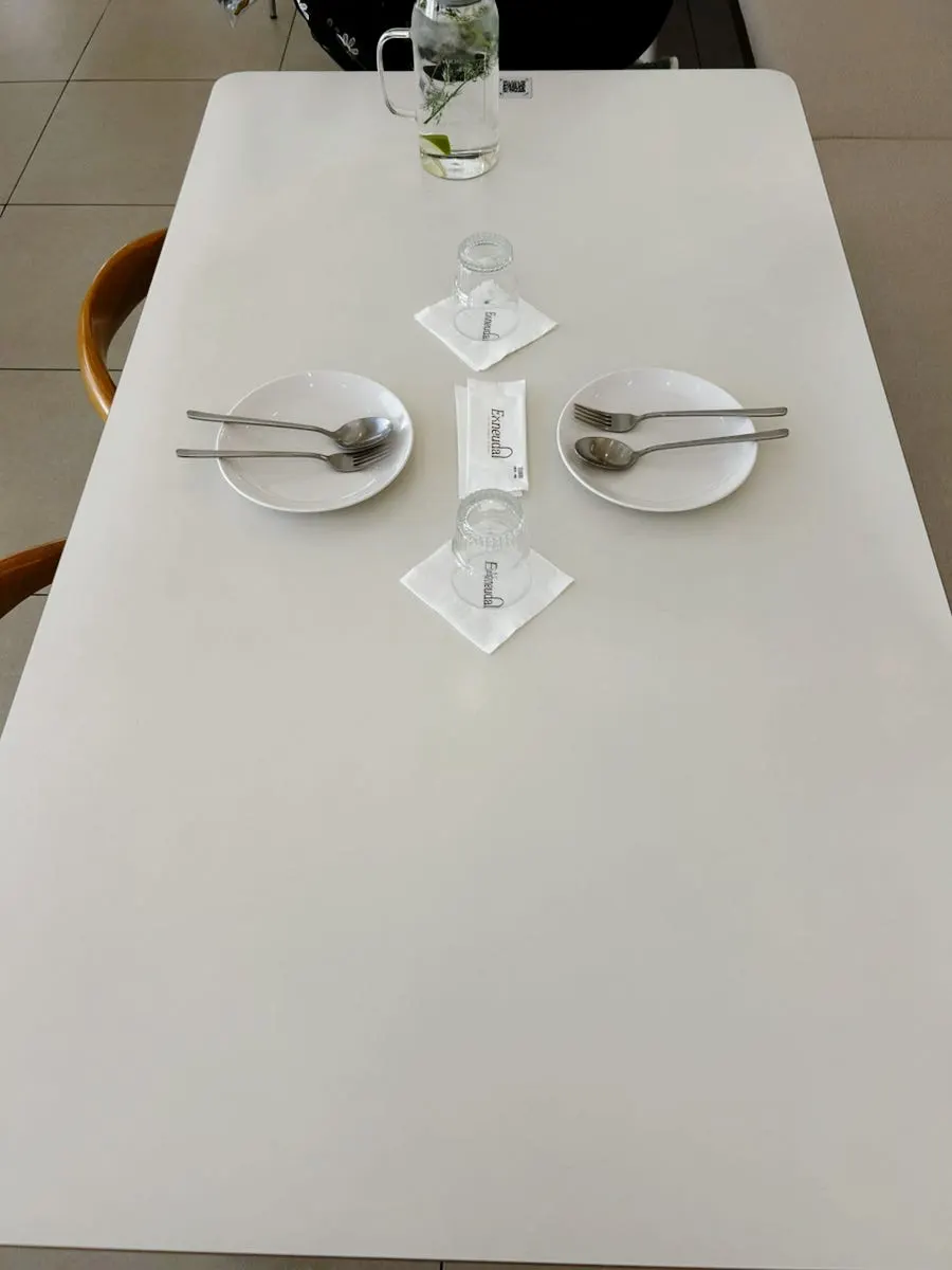 Seating area at Eoneu Dal with high chairs available
