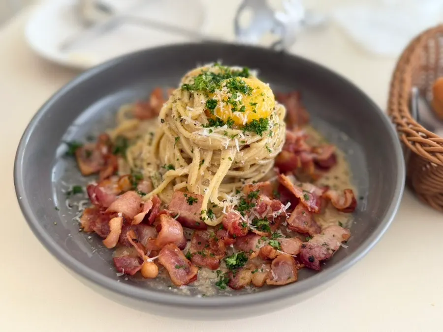 Beautifully plated pasta