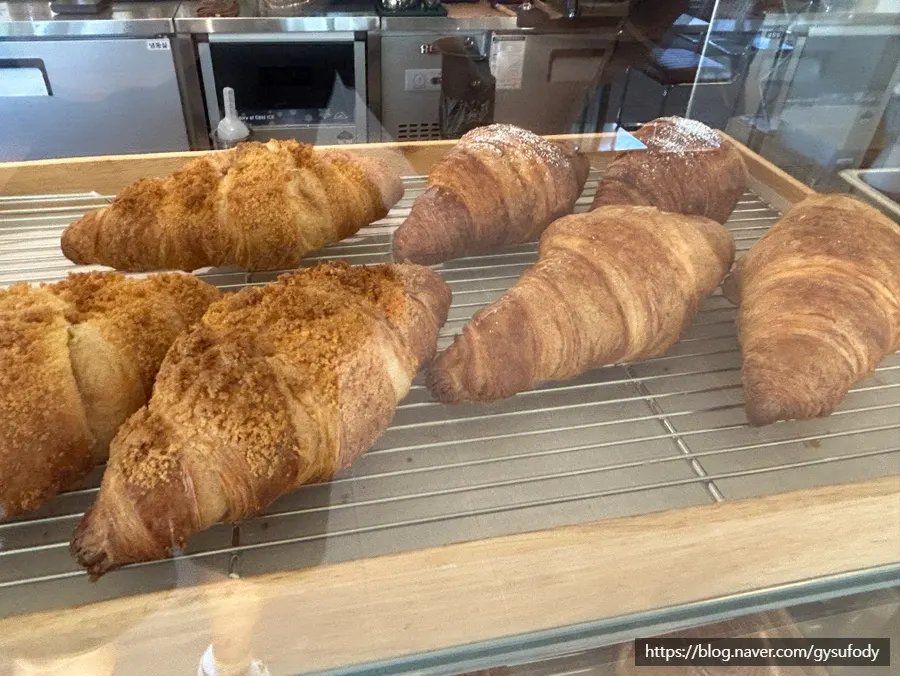 Bread section inside the large bakery café
