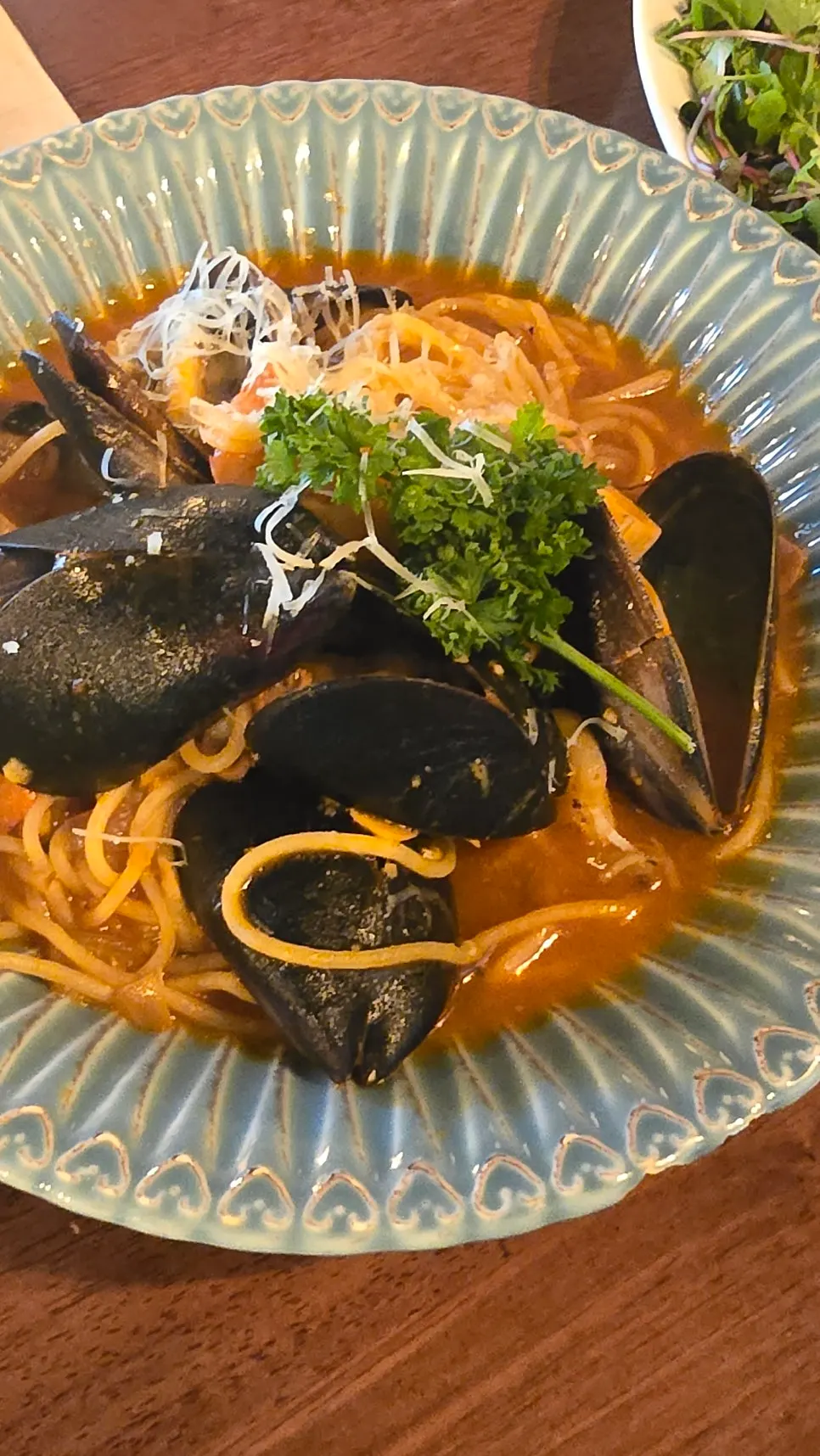 Rich creamy noodles of the Gebawi pasta