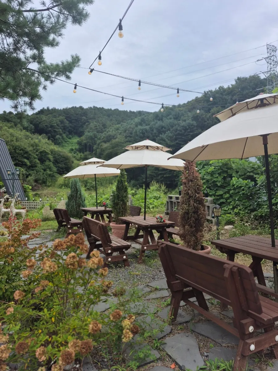 From Italy's outdoor garden view, especially pretty in fall