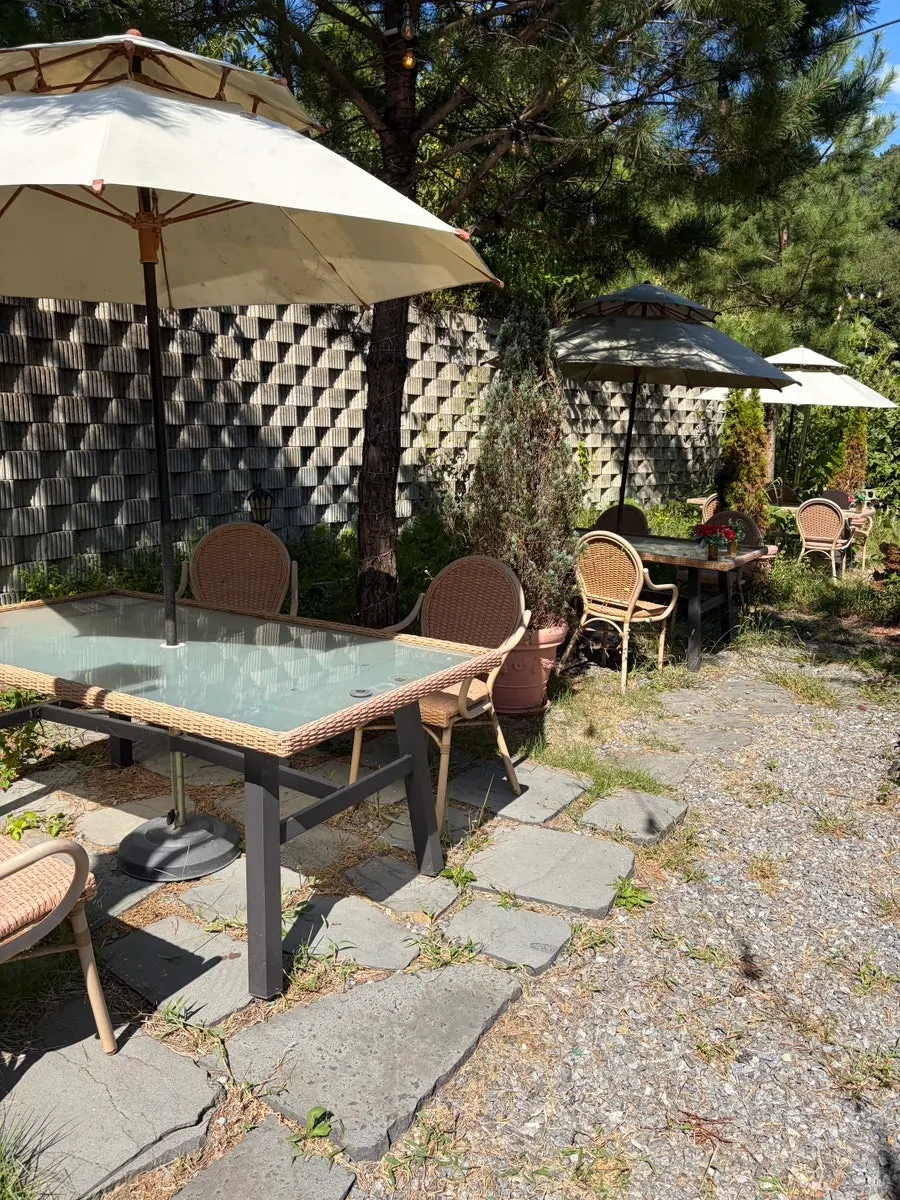 Photo zone set up inside the restaurant