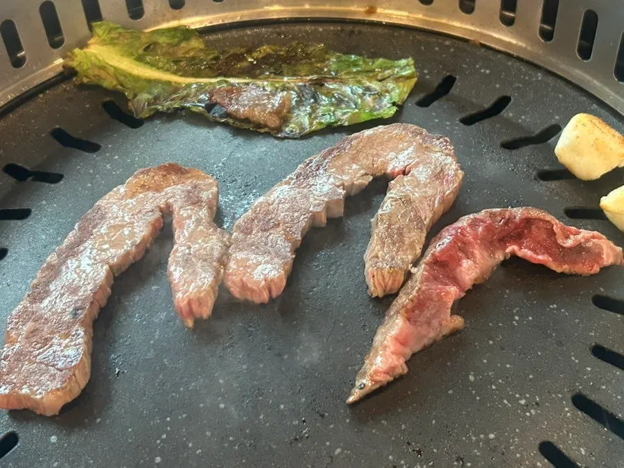 Meat spread served alongside the egg steam