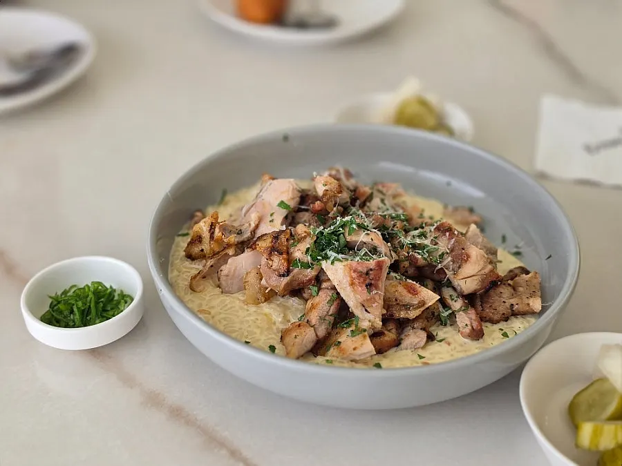 어느달 치킨 리조또