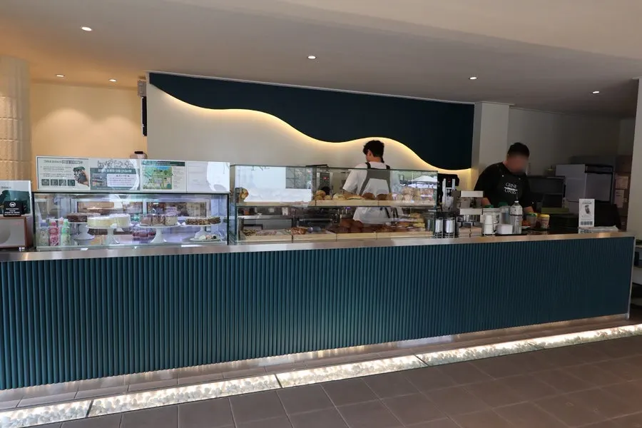 Interior view near the ordering area