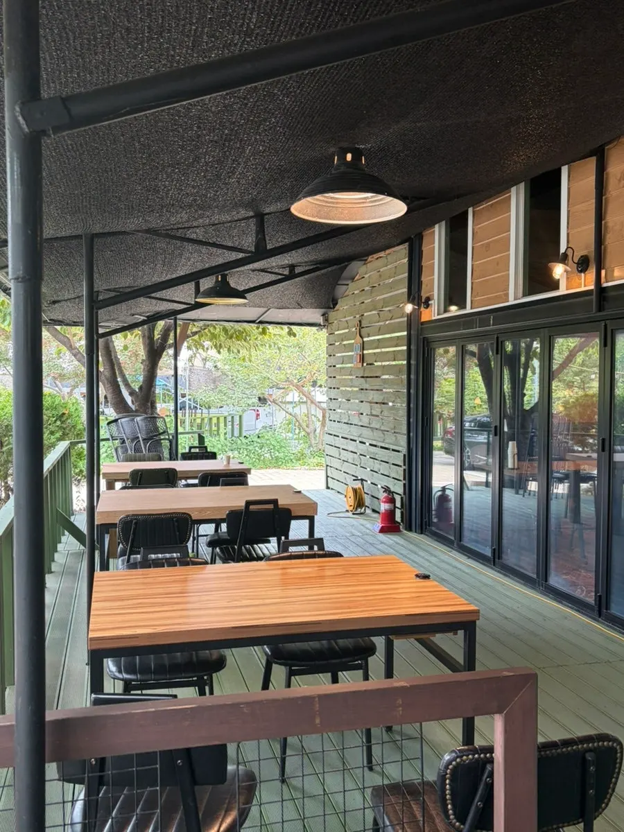 Dining space at Myeongimong in Pocheon