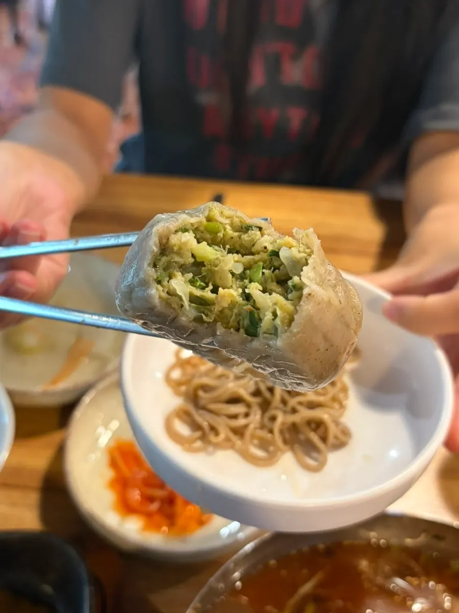 Five large buckwheat dumplings