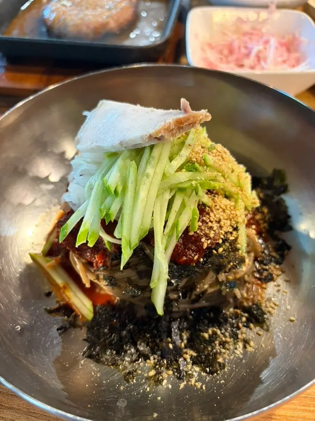 명이몽 메밀전 접시