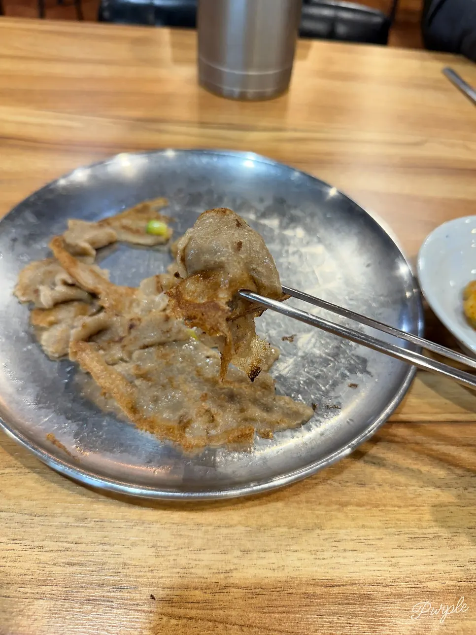 기본으로 제공되는 호박 들어간 메밀전
