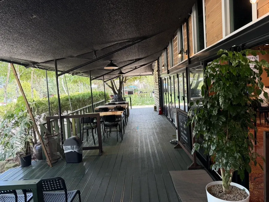 Clean interior of Myeongimong restaurant