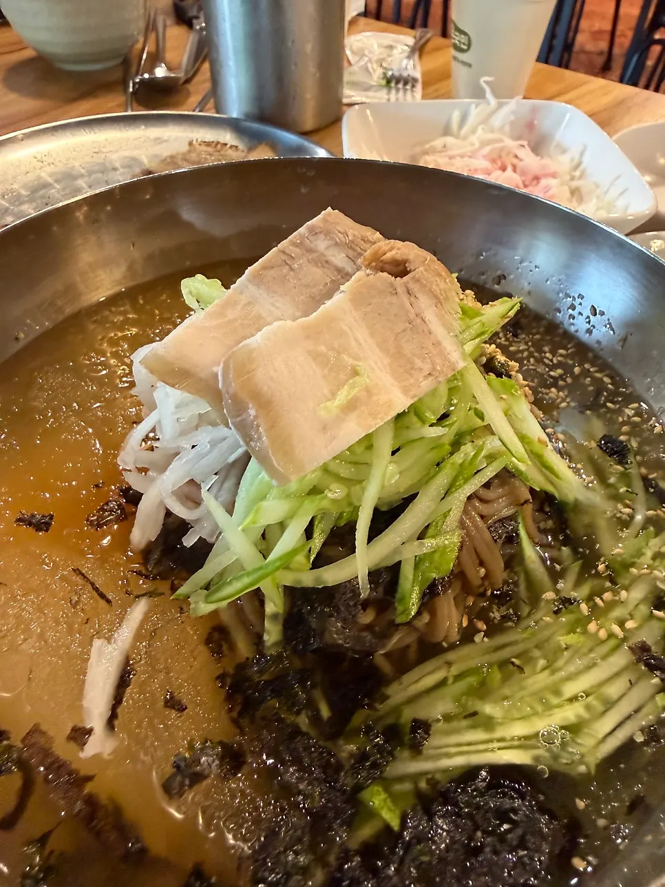 명이몽 메밀 물막국수
