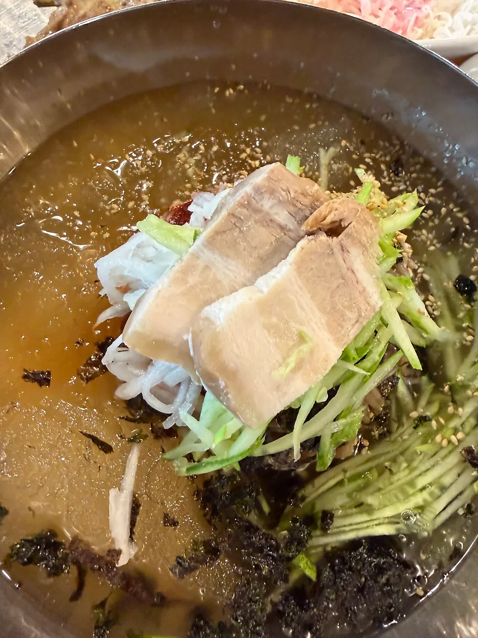 자가제면 메밀면과 시원한 육수