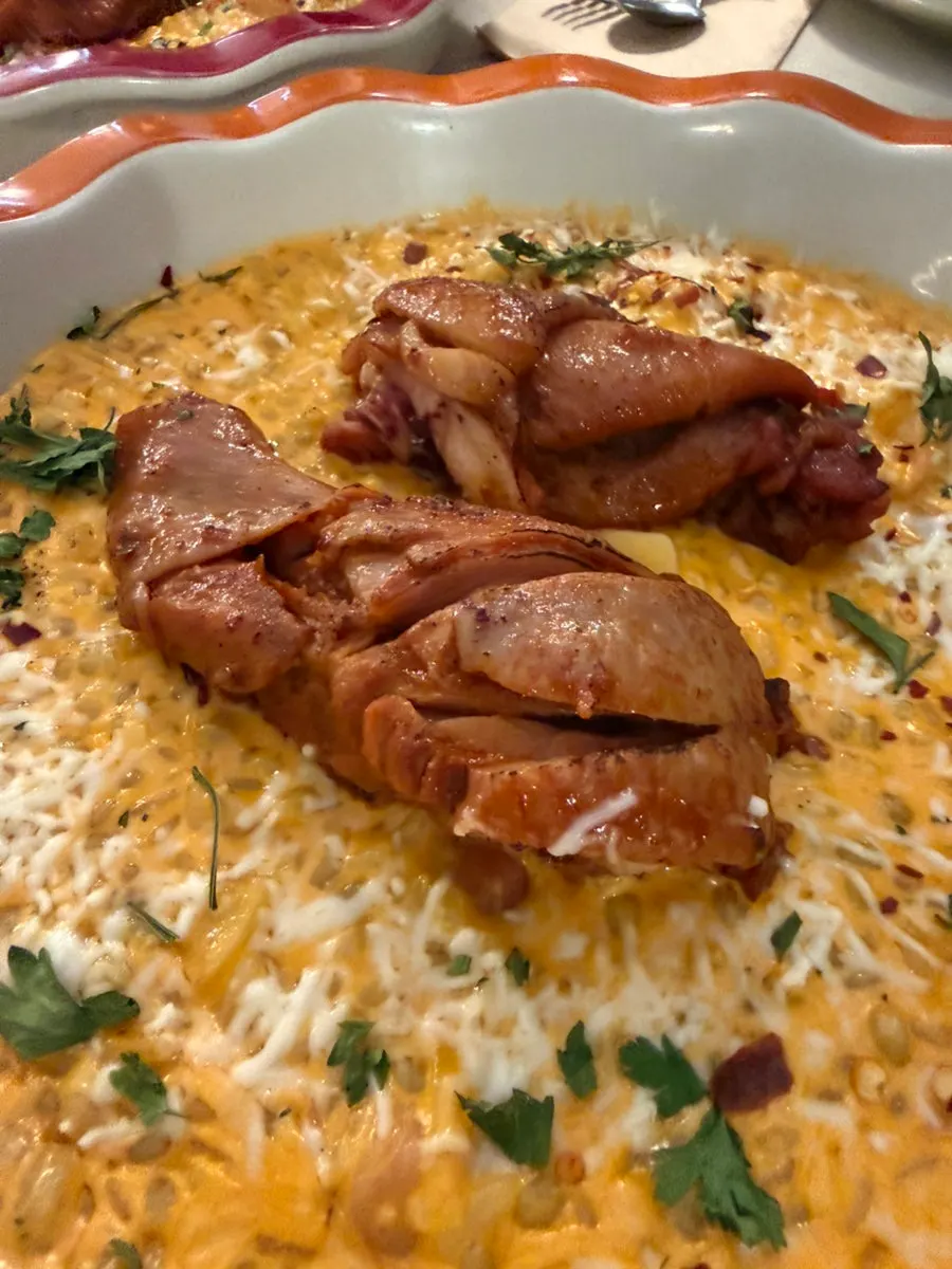 오스스 파스타와 리조토 메뉴판