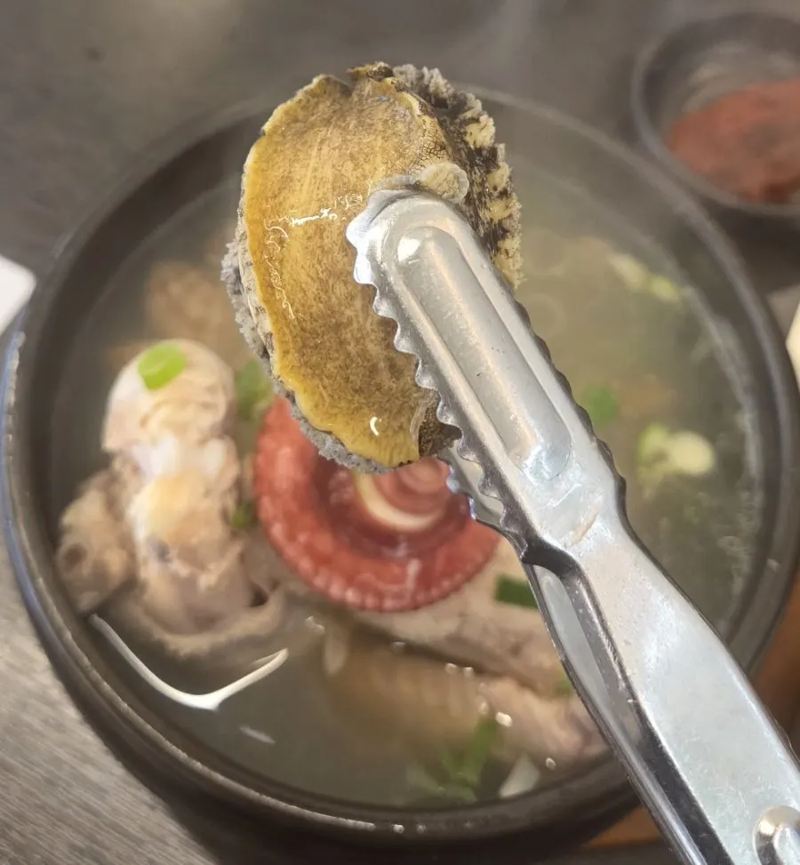 Generous serving of seafood