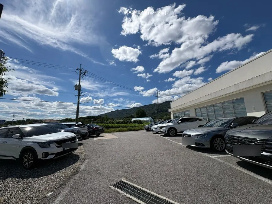 Area around the entrance of Eoneu Dal near Pocheon City Hall