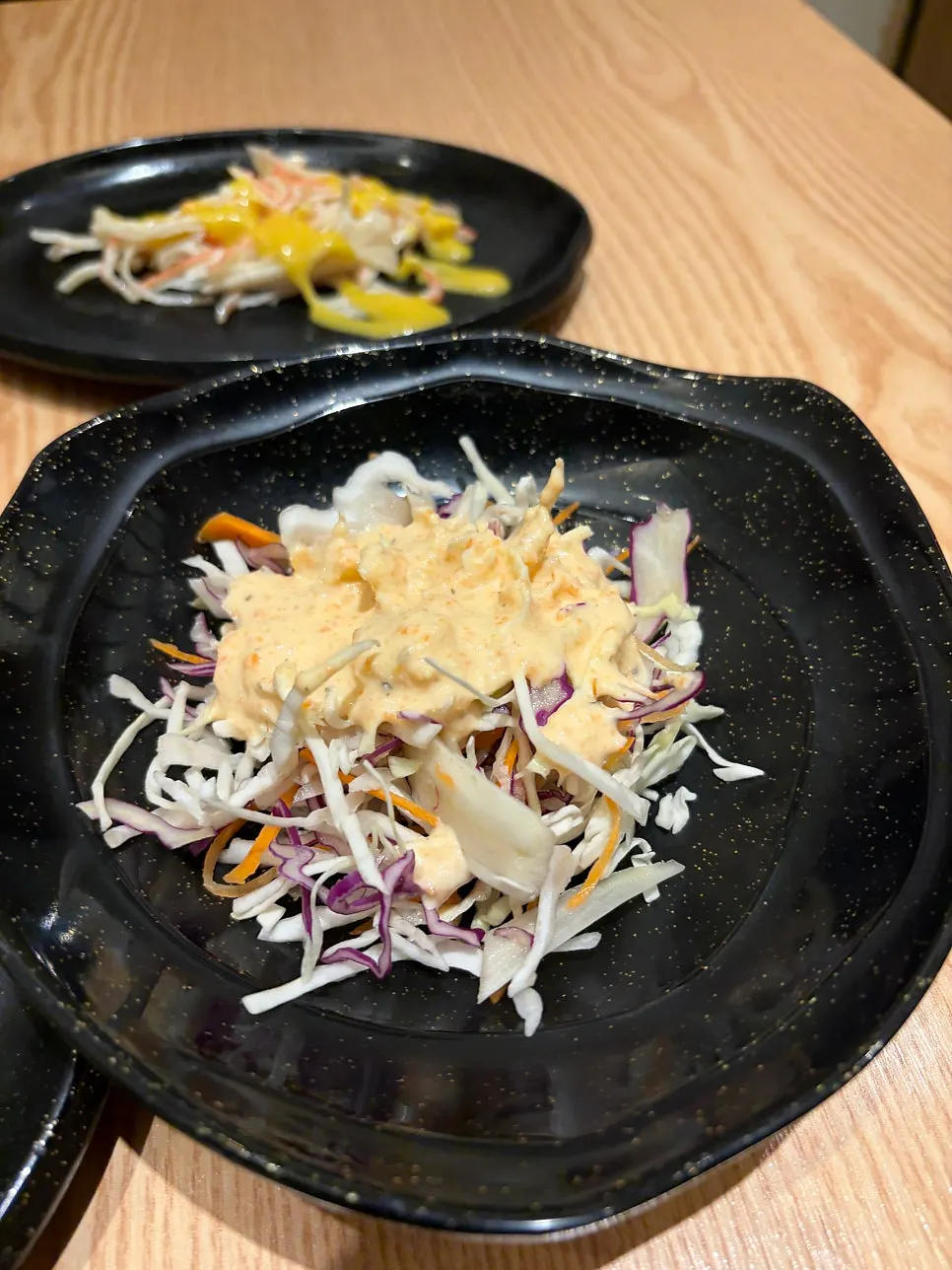 Complimentary dishes served with sushi