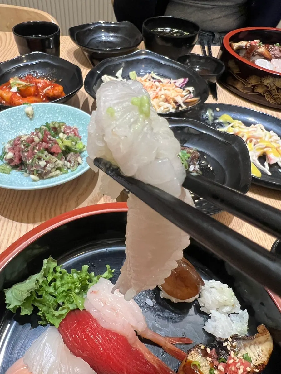 Wasabi served with sushi at Domo Sushi