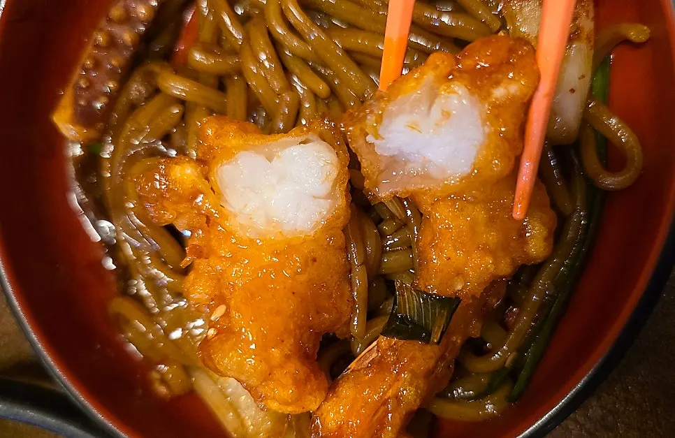 Plump, hefty kkanpung shrimp