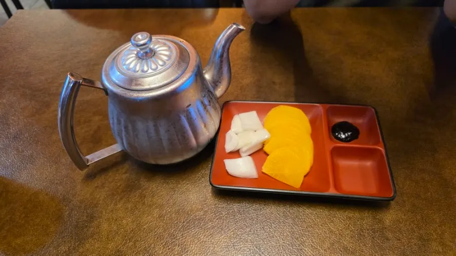 Winding down the meal at Hwamok Restaurant Gaekjan