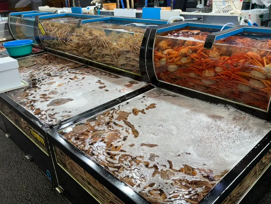 죽도시장 대게회거리 갈릴리대게회식당 외관