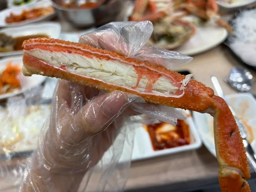 속살이 꽉 찬 박달대게 다리살