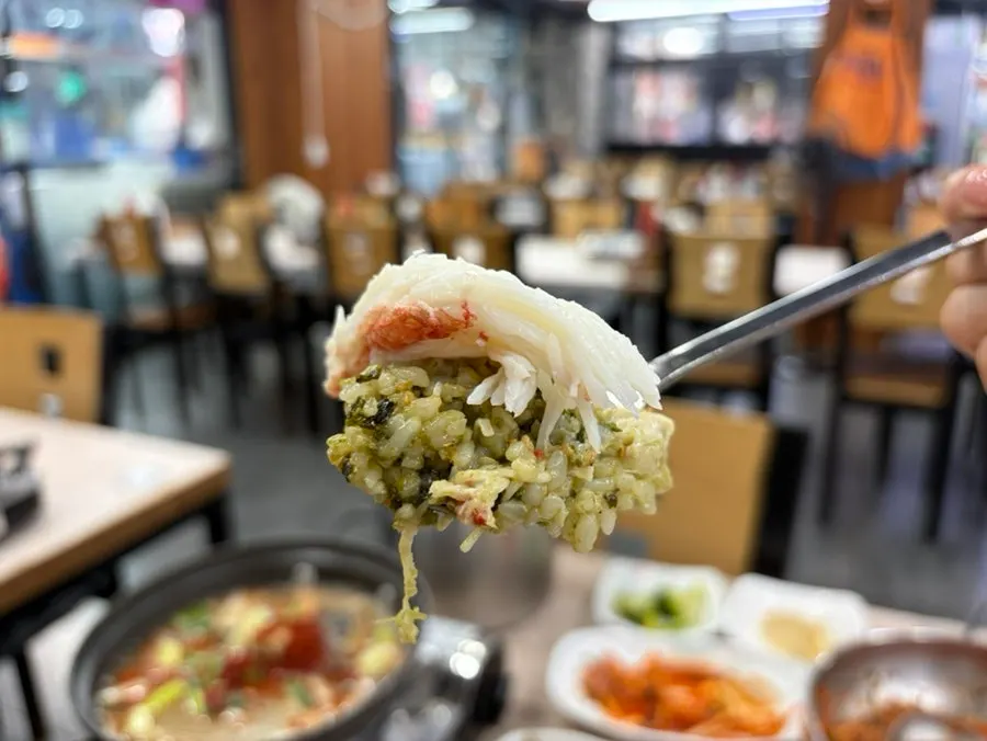 코스 마무리로 나온 매운탕
