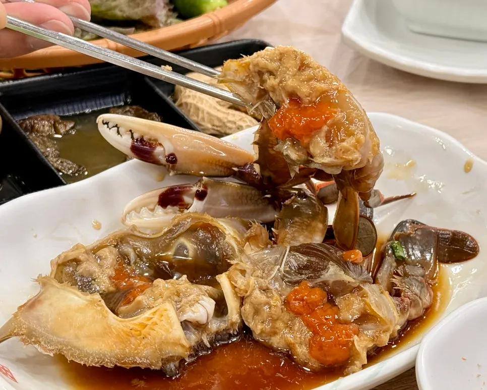 간장게장과 회무침, 당근샐러드