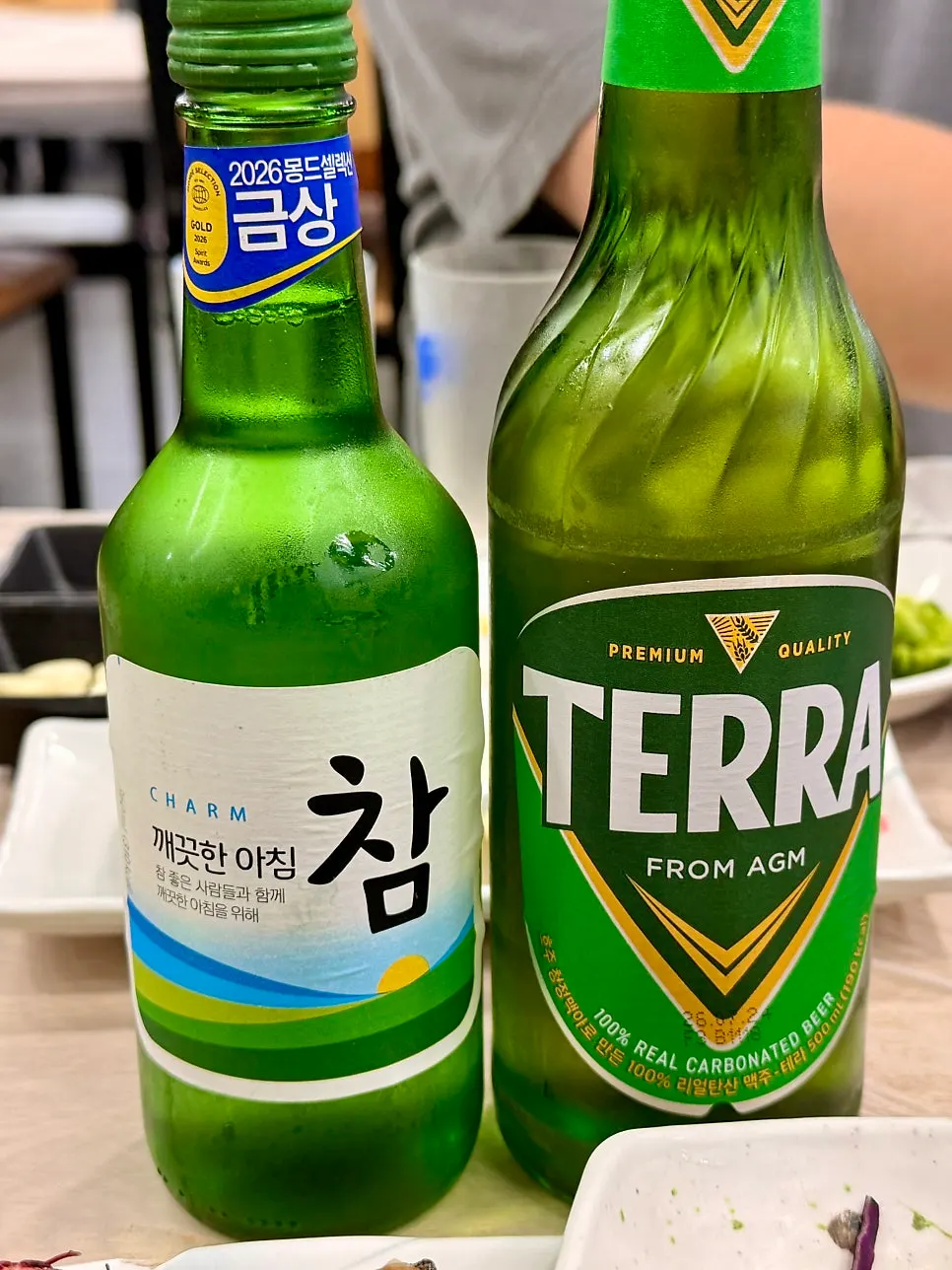 박달대게 2인 세트 곁들임 한상 항공샷