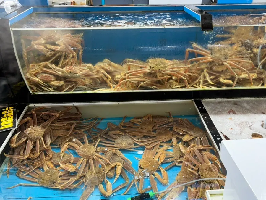 Outdoor price information at Gallilli Daegae Hoe Sikdang
